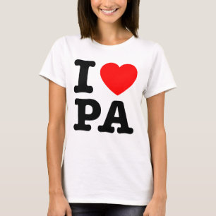 T-shirt I LOVE PA Pennsylvanie