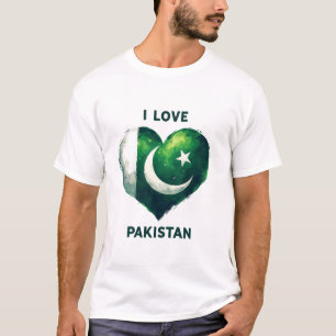 T-shirt I love Pakistan