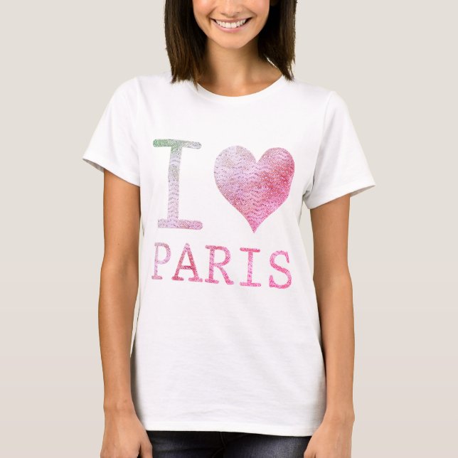 T-shirt I Love Paris (Devant)