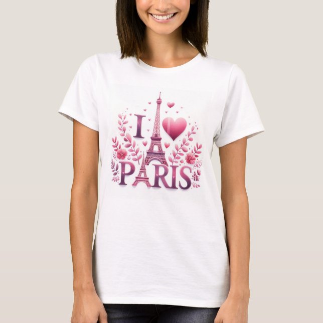 T-shirt I Love Paris Mode (Devant)