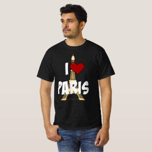 T-shirt "I Love Paris", Tour Eiffel
