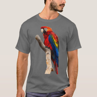 T-shirt I Love Parrots Macaw Premium