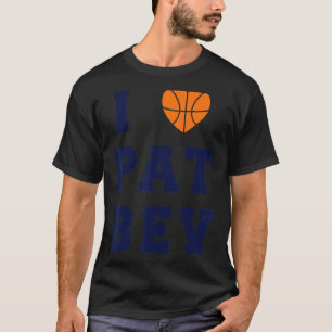 T-shirt I Love Pat Bev I Heart Pat Bev Design
