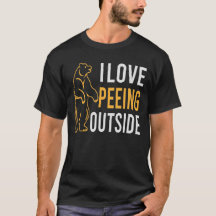 I Love Peeing Extérieur drôle Camping Randonnée