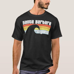 T-shirt I Love Père Noël Barbara Beach California CA Pacif