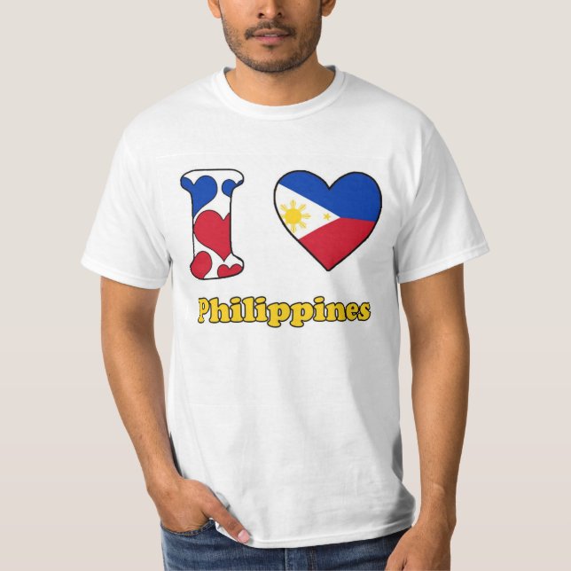 T-shirt I Love Philippines (Devant)