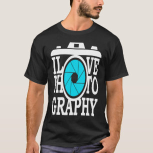 T-shirt I Love Photography 2