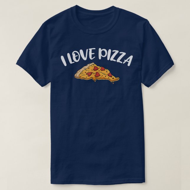 T-shirt I Love Pizza1292 (Design devant)