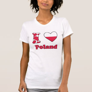 T-shirt I love Poland