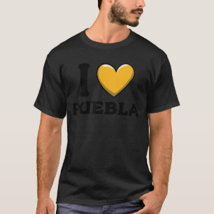 T-shirt I Love Puebla Mexico 7