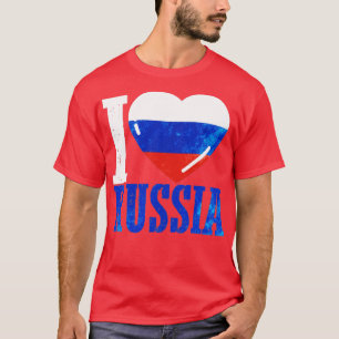 T-shirt I love Russia