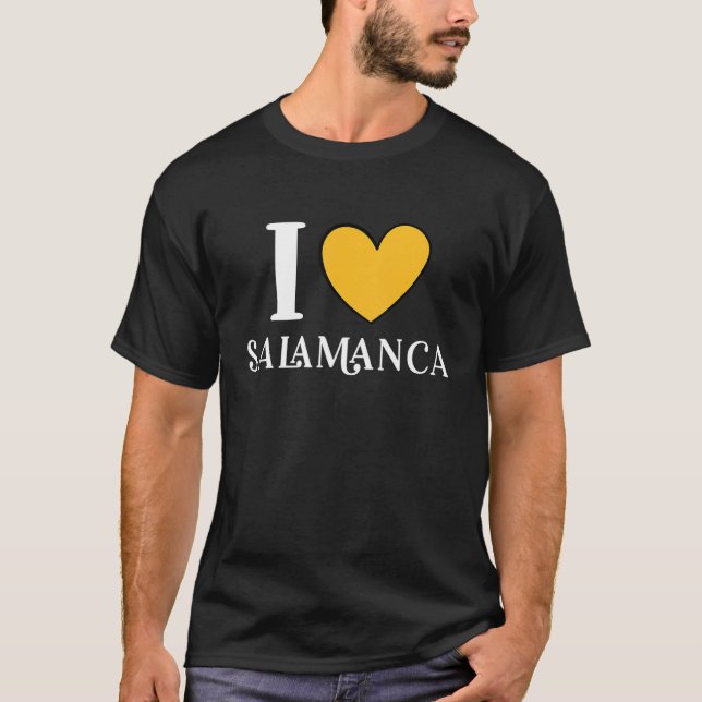 T-shirt I Love Salamanca Spain (Devant)