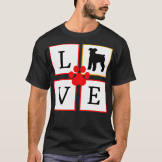 T-shirt I Love Schnauzers