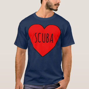 T-shirt I Love Scuba Heart