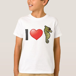 T-shirt I Love Seahorses