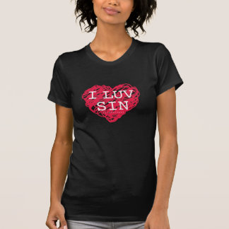 T-shirt I LOVE SIN (Singapour)