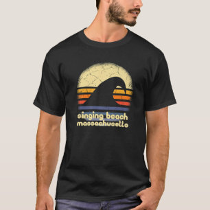 T-shirt I Love Singing Beach Massachusetts Ocean Wave MA