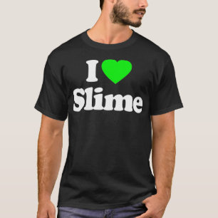 T-shirt I Love Slime Heart Souvenir Funny 