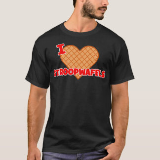 T-shirt I Love Stroopwafels