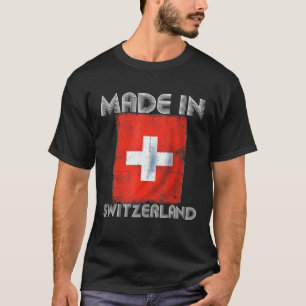 T-shirt I Love Suisse Son Dans Mon Adn Swiss Flag Nation