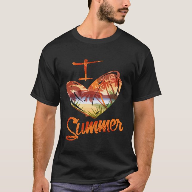 T-shirt I Love Summer (Devant)