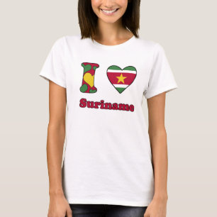 T-shirt I love Suriname