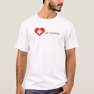 T-shirt I Love Switzerland