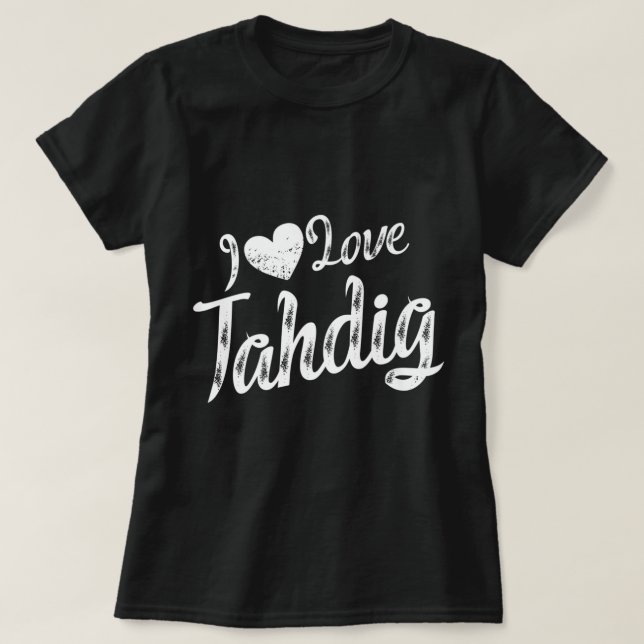 T-shirt I Love Tahdig Nourriture Perse Iran Cadeau Iranien (Design devant)