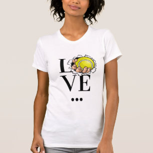 T-shirt I Love Tennis Sports Passion Hobby Yellow Ball