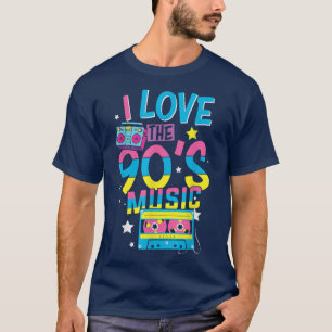 T-shirt I Love The 90's Music Vintage Musician Funny Music