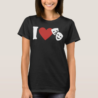 T-shirt I Love Théâtre