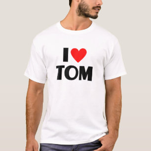 T-shirt I Love Tom - I Heart Tom