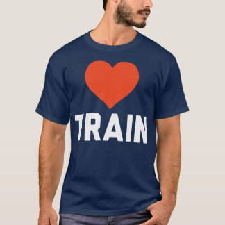 T-shirt I Love Trains 3