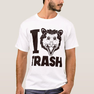 T-shirt I Love Trash Possum