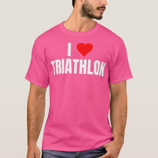 T-shirt I Love Triathlon 5