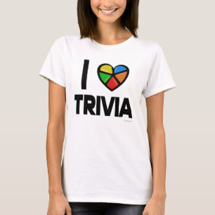 T-shirt I Love Trivia Fun Epic Gamer Slogan