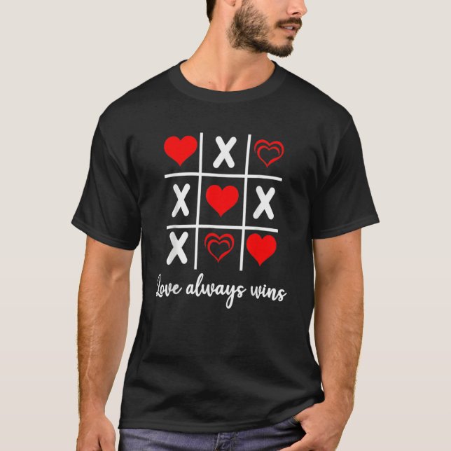 T-shirt I Love U Heart Couple Matching Valentines Day Xoxo (Devant)