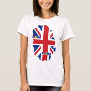 T-shirt I Love UK Art Print