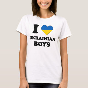 T-shirt I love Ukrainian Boys