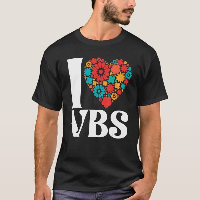 T-shirt I Love VBS Vacation Bible School Crew Teacher Chri (Devant)