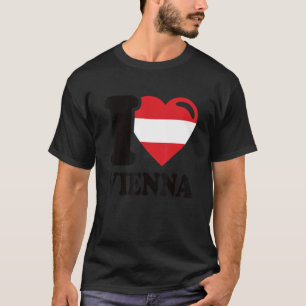 T-shirt I Love Vienne Capitale De L'Autriche I Love Vienne