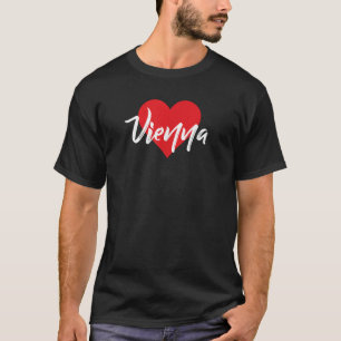 T-shirt I Love Vienne Prénom I Heart Nom