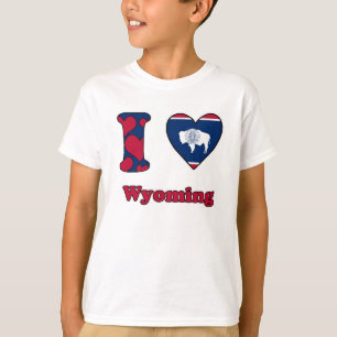 T-shirt I love Wyoming
