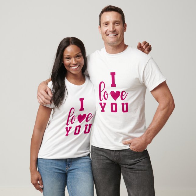 T-shirt I Love You (Unisexe)