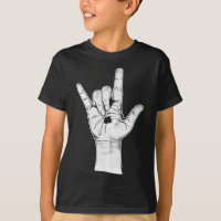 I Love You ASL Hand Sign - Hand Drake Novelty Jesu