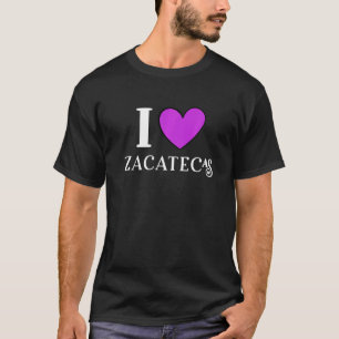 T-shirt I Love Zacatecas Mexique Vacances 7