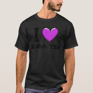 T-shirt I Lovers Boba Tea Bubble Tea_1