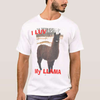 T-shirt I LUV mon LAMA