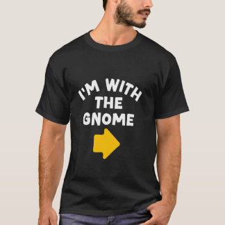 T-shirt I m with the Gnome Simple Last Minute Halloween Co