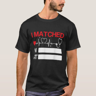 T-shirt I Matched Residency Match Day 2025 étudiant Médica
